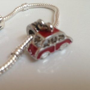 ANTIQUE CAR Dangling Charm Bead For European Style Charm Bracelets